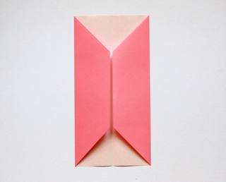 Origami business card holder