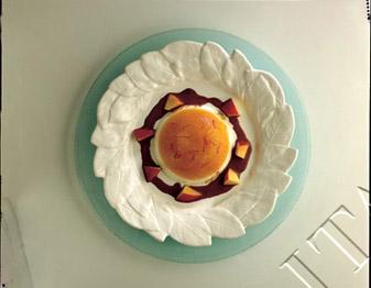 Gelée di pesche e yogurt