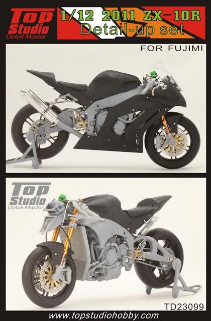 Top Studio Detail-up set for Kawasaki ZX-10R 2011 Fujimi