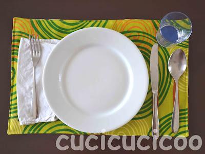 tovagliette bilingue - bilingual placemats