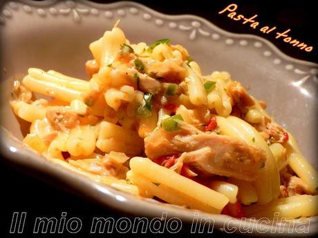 PASTA AL LIMONE CON TONNO E PEPERONI PIQUILLO  ... un pò Spagna, un pò Italia