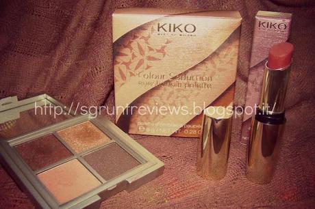 KIKO Lavish Oriental. (Colour Seduction Eyeshadow Palette 02 Sensuous Burgundy & Unlimited Lipstick 04 Red Cherry)