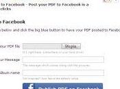 Pdf2Social pratico servizio pubblicare documenti Facebook