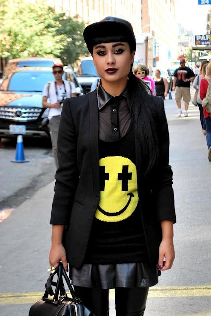 New York Fashion Week Street Style :Natalia Kills