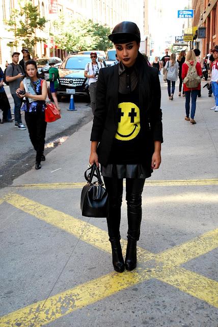 New York Fashion Week Street Style :Natalia Kills
