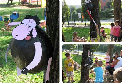 come ralizzare una pentolaccia pecorella