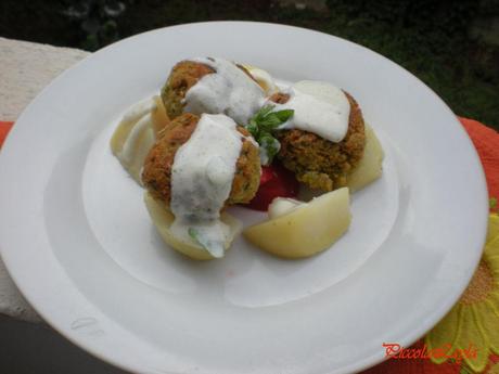 Falafel di ceci con Dressing allo Jogurt