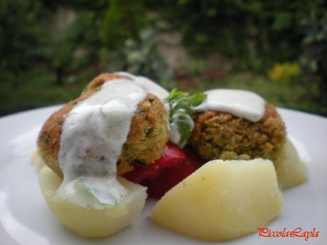 Falafel di ceci con Dressing allo Jogurt