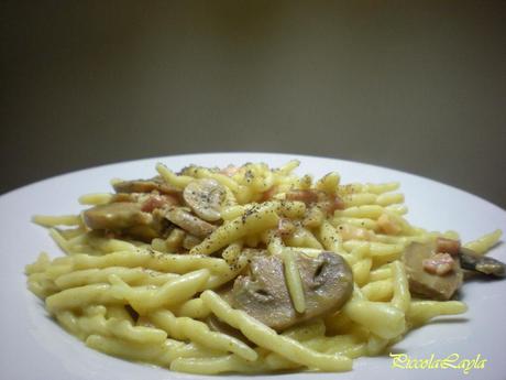 La ricetta del Sig Nicola…. con qualche modifica… ovvero Trofie ai Funghi e Curry!