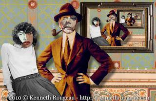 I bizzarri collage di Kenneth Rougeau