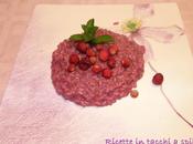 Risotto fragoline bosco champagne