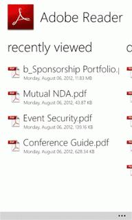 Adobe aggiorna il lettore di PDF per Windows Phone.