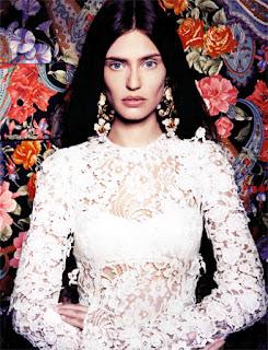 Bianca Balti in Dolce & Gabbana  su L'Officiel Italia