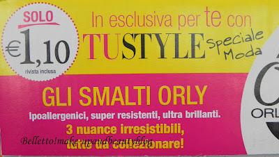 Edicolando in bellezza: Tu Style + smalto Orly a solo €1,10!