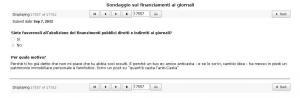 I sondaggi di Grillo: democrazia diretta di rete (direte).