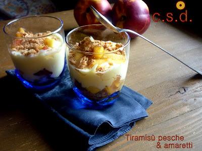 Ciao ciao estate.. Tiramisù pesche & amaretti