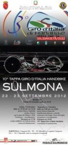 Domenica a Sulmona l’ultima emozione del Giro d’Italia di Handbike 2012