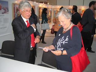 Leonardo Domenici, Rita Borsellino e Luigi Berlinguer all'inaugurazione di Carli a Bruxelles