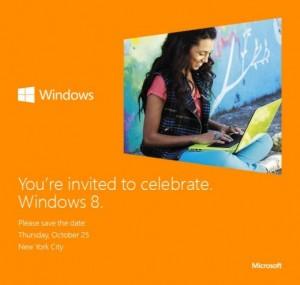 Microsoft terrà un nuovo evento per annunciare il rilascio di Windows 8 il 25 ottobre