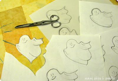 lucina da notte con fantasmino - tutorial