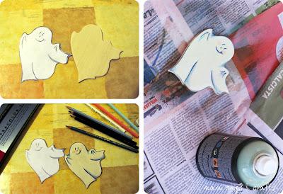 lucina da notte con fantasmino - tutorial