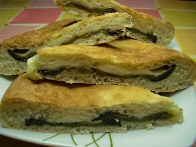 Focaccia con melanzane