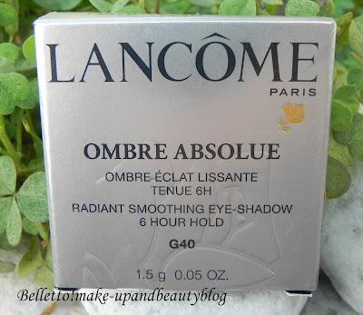 Lancome - Ombre Hypnose I102 Pépite Douce e Ombre Absolue G40 Erika F.