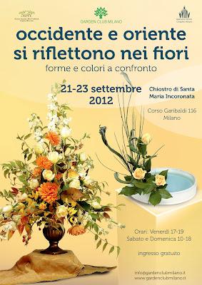 “Occidente e Oriente si riflettono nei fiori” a Milano 21/23 settembre 2012