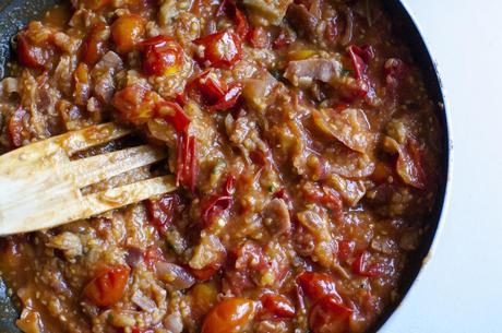 Gnocchi di ricotta e melanzane