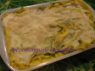 Pasta al forno verde