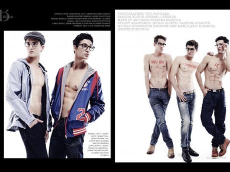 BROTHERS IN DENIM - FASHION EDITOR STEFANO GUERRINI - BELLO MAGAZINE