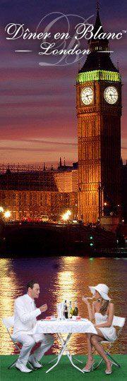 Le diner en blanc è arrivato anche a Londra