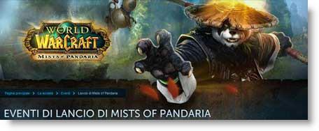 pandaria Mists of Pandaria, il 24 settembre evento di lancio digitale