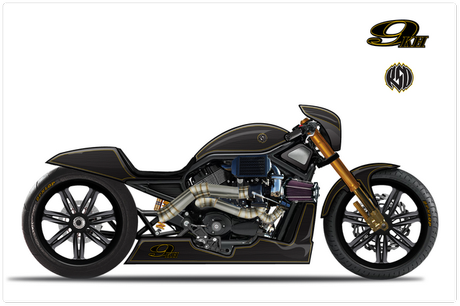 Harley KH-9 Vrod Nightrod Special by Roland Sands