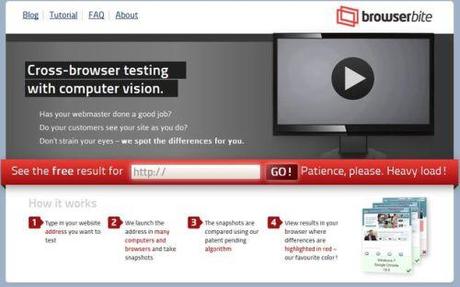 Browserbite - visualizza il tuo sito nei vari browser e sistemi operativi