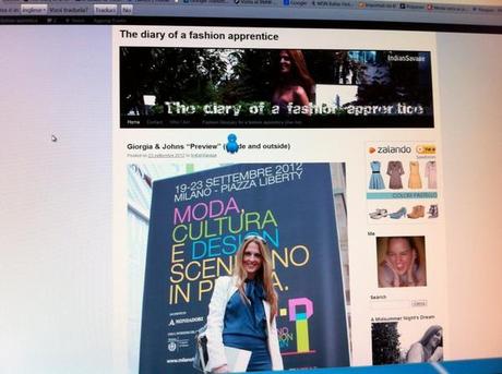 Today, on the diary of a fashion apprentice