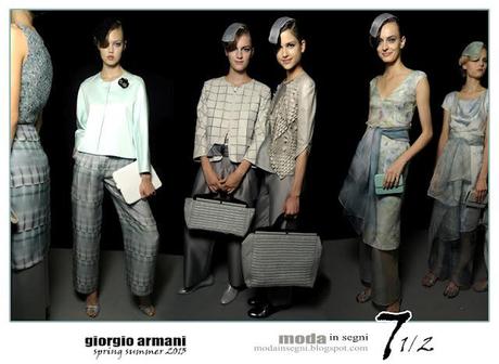 Le pagelle: GIORGIO ARMANI SPRING SUMMER 2013