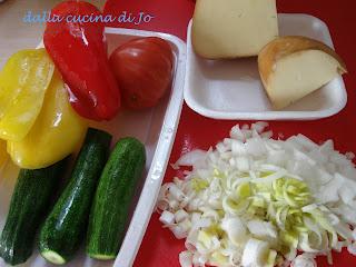 Risotto con verdure e treccione affumicato