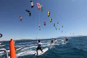 Cagliari: kite surf al Poetto 