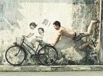 L’interactive street art di Ernest Zacharevic