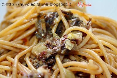 Spaghetti integrali al pesto di radicchio