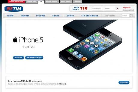 Prezzi ufficiali dell’iPhone 5