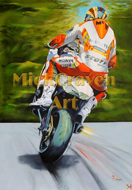 Motorcycle Art - Mick Craven Artwork