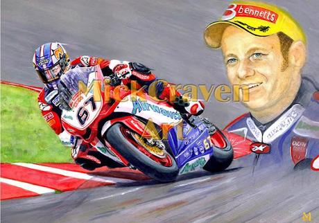 Motorcycle Art - Mick Craven Artwork