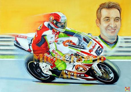 Motorcycle Art - Mick Craven Artwork