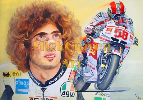 Motorcycle Art - Mick Craven Artwork