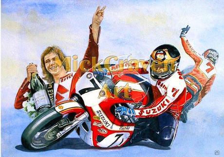 Motorcycle Art - Mick Craven Artwork