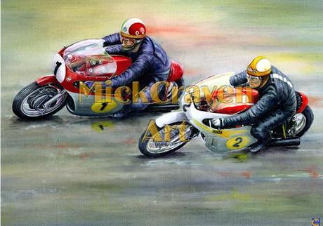 Motorcycle Art - Mick Craven Artwork