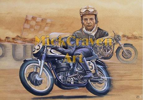 Motorcycle Art - Mick Craven Artwork
