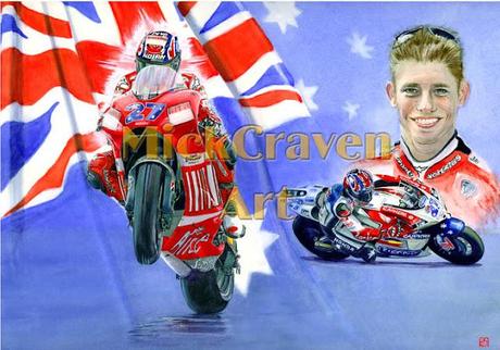 Motorcycle Art - Mick Craven Artwork